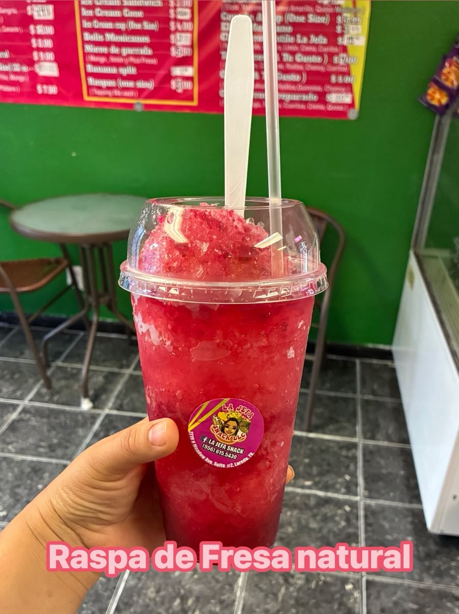 Raspa de fresa natural