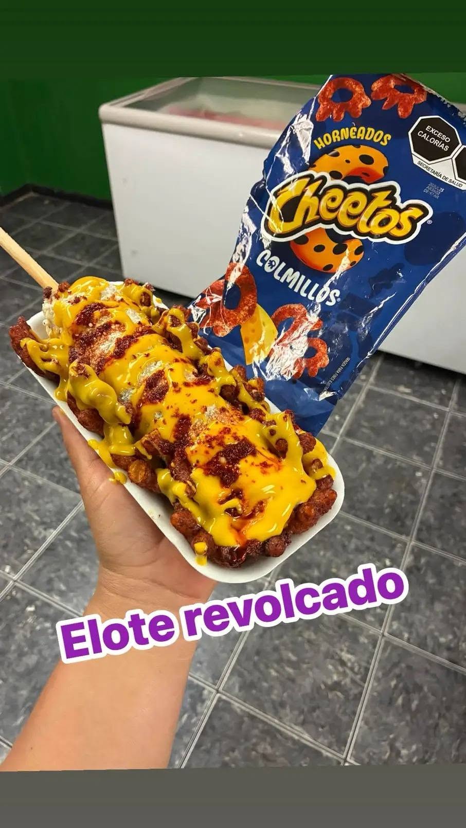 Elote revolcado